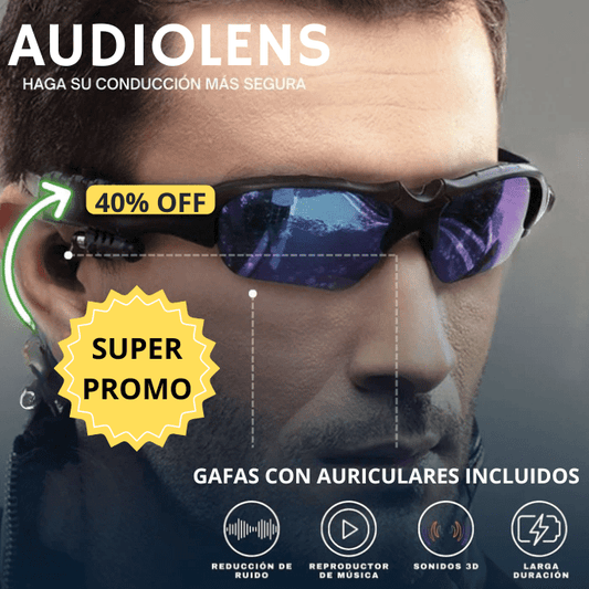 AudioLens - Gafas de Sol con Audifonos Bluetooth